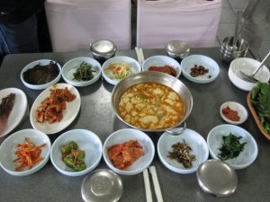 First korean meal